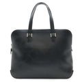 Hermes Escapada Tote Box Calf Leather Black Silver