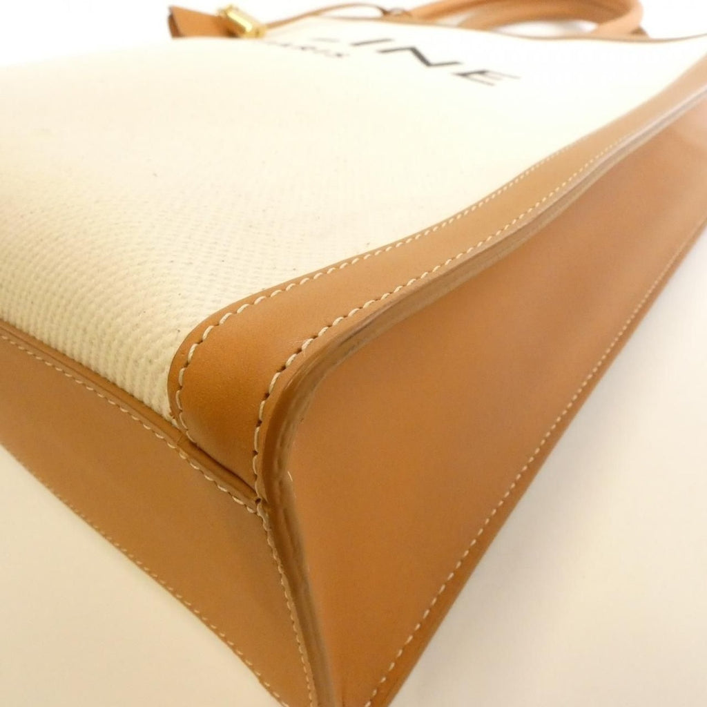 Celine Vertical Cabas Bag Natural — view 4