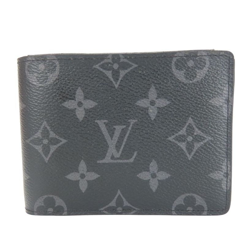 Louis Vuitton Billfold Portefeuille Monogram Eclipse Black Small Fold