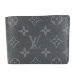 Louis Vuitton Billfold Portefeuille Monogram Eclipse Black Small Fold