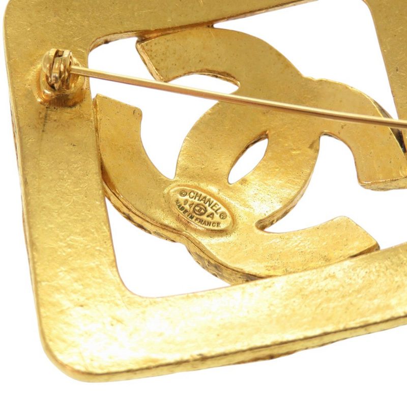 Chanel Coco Mark GP Gold Brooch 0159 — view 4