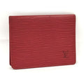 Louis Vuitton Porto 2 Cult Vertical Pass Case Epi Castilian Red