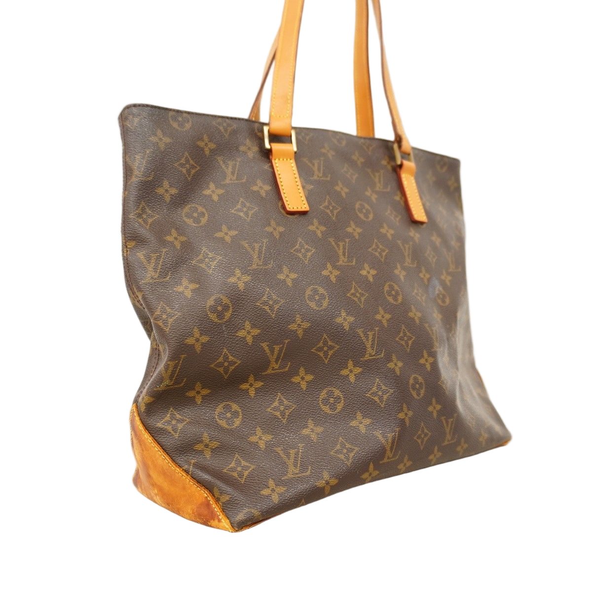 Louis Vuitton Tote Monogram Cabas Mezzo Brown — view 2