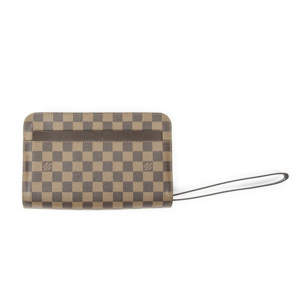 Louis Vuitton St Clutch Brown Damier Ebene — view 3