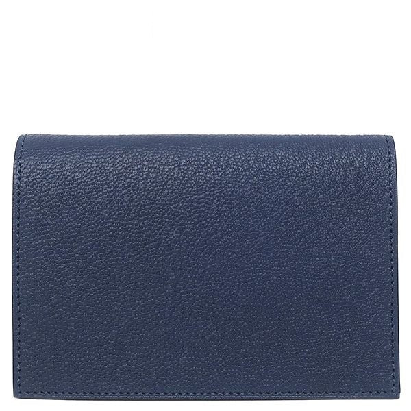 Hermes Notebook Cover Agenda GM Chevre Mysore Navy Silver