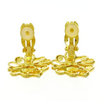 Yves Saint Laurent GP Rhinestone Flower Earrings — view 7