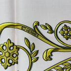 Hermes Scarf Silk Carre 90 la Promenade de Longchamps Walk to Long Chien Pink — view 8