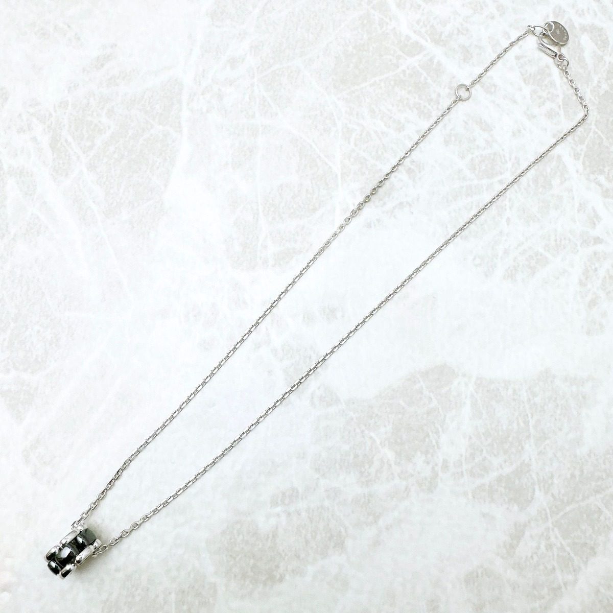 Chanel Ultra White Gold Black Ceramic Necklace .5 cm — view 3