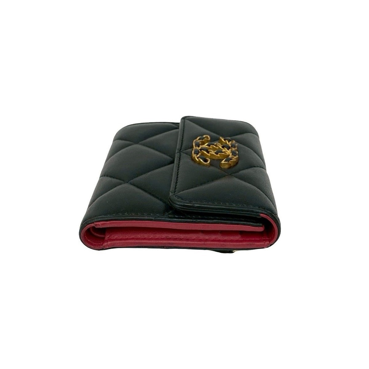 Chanel CC Logo Lambskin Leather — view 5