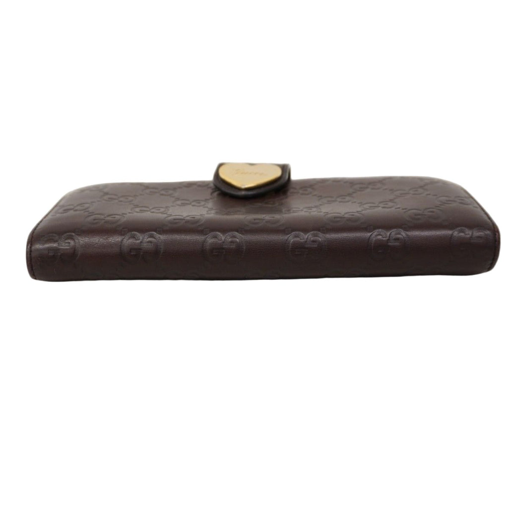 Gucci Wallet Guccissima Leather Brown Gold — view 2