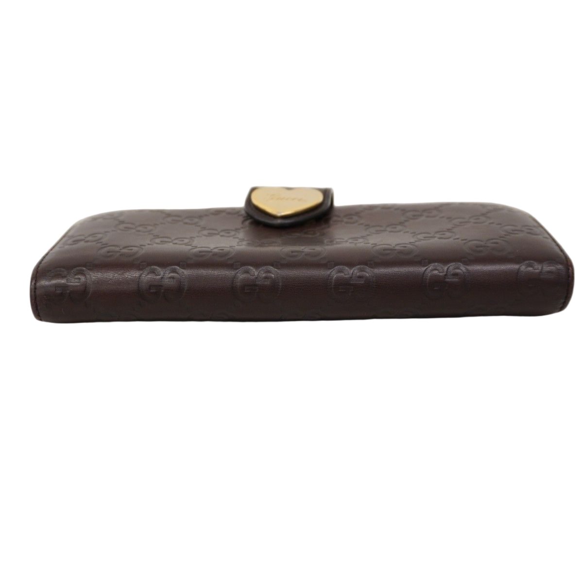 Gucci Wallet Guccissima Leather Brown Gold — view 2