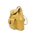Gucci Backpack Bamboo 003-2034-0030 Light Brown Leather Vintage — view 3