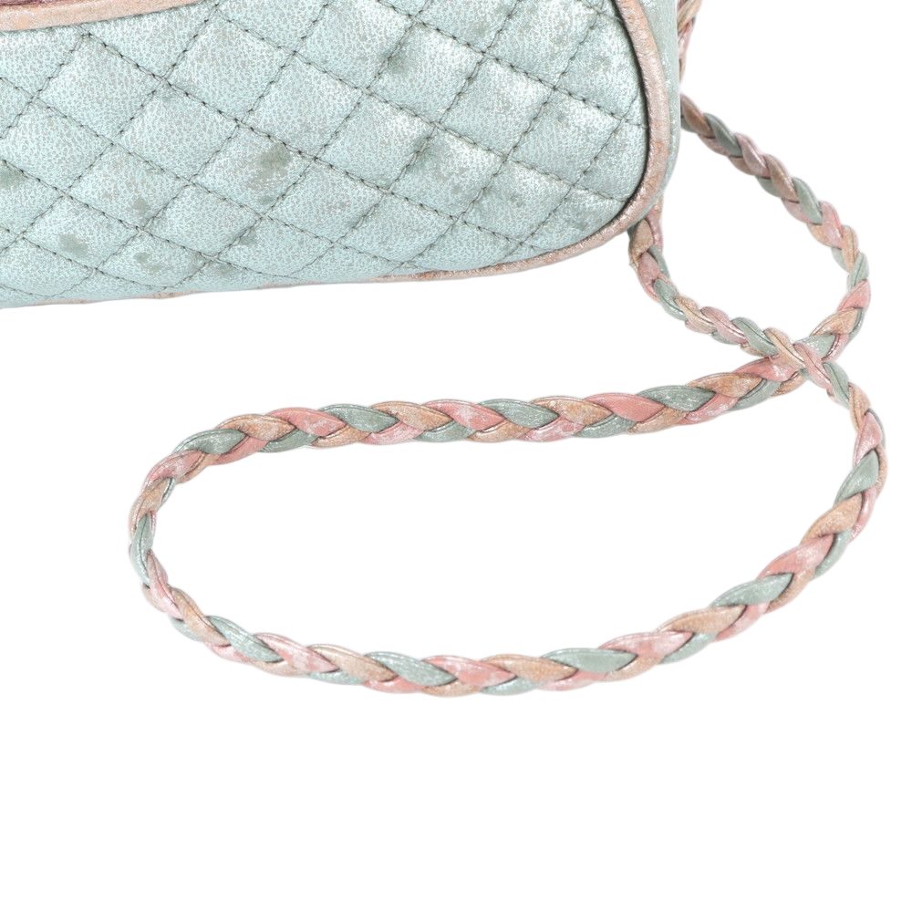 Gucci Horsebit Laminated Quilted Leather Shoulder Bag Crossbody — view 2