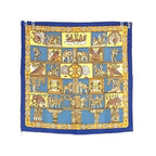 Hermes Torana Carre 45 Petit Gavroche 100% Silk Scarf Handkerch — view 2