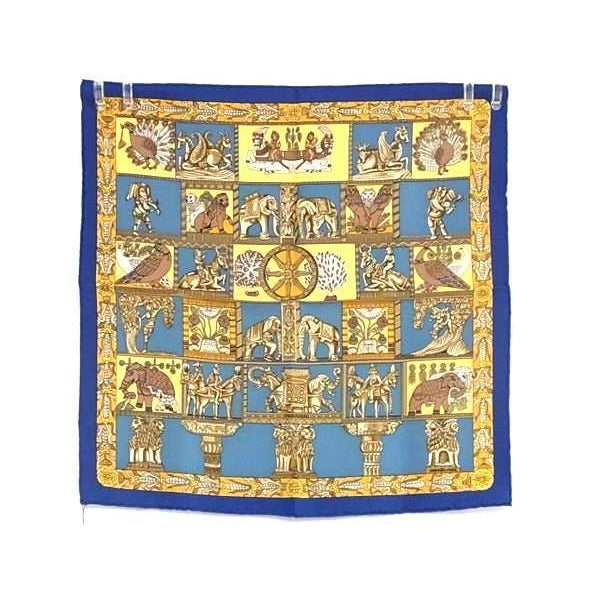 Hermes Torana Carre 45 Petit Gavroche 100% Silk Scarf Handkerch — view 2