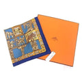 Hermes Torana Carre 45 Petit Gavroche 100% Silk Scarf Handkerch