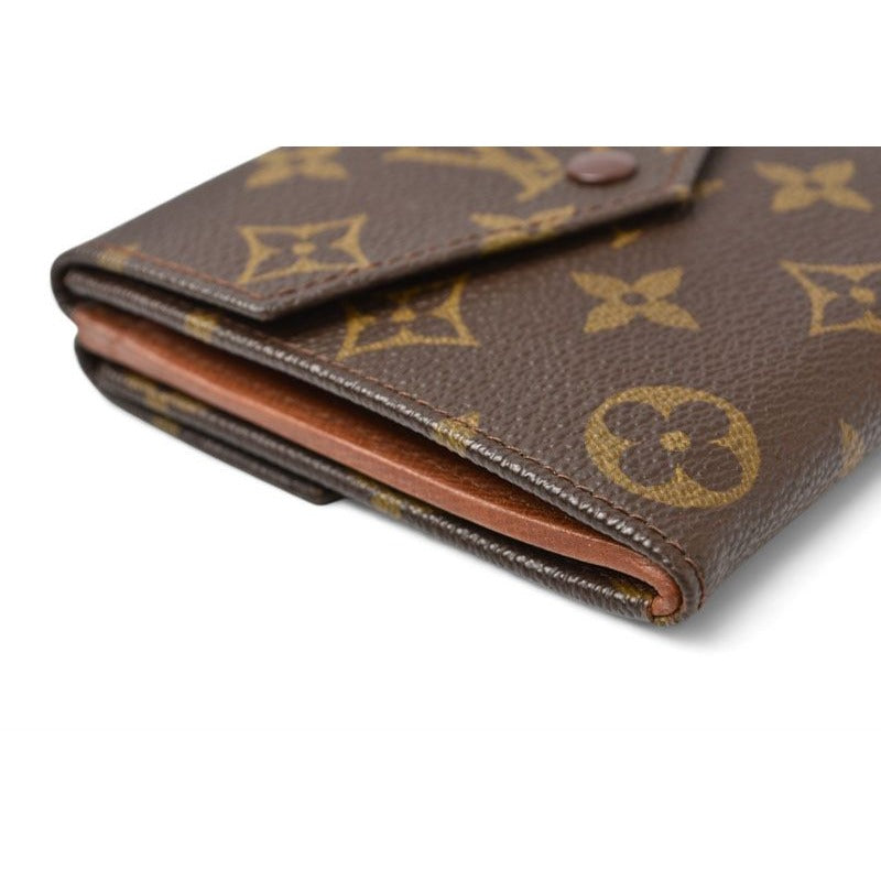 Louis Vuitton Wallet Monogram Fold No.190 Vintage Antique — view 6
