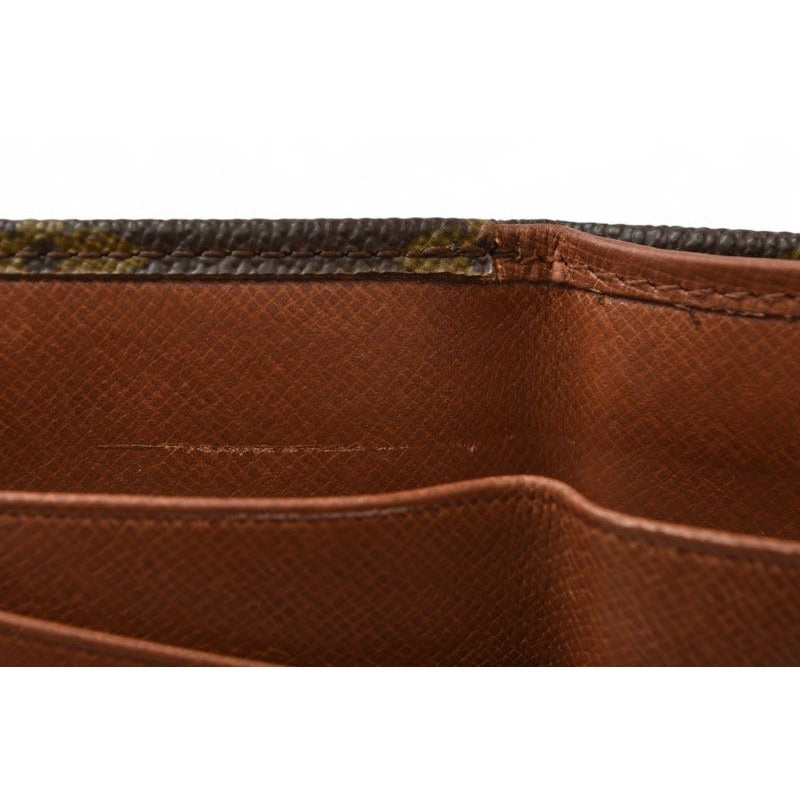 Louis Vuitton Wallet Monogram Fold No.190 Vintage Antique — view 9
