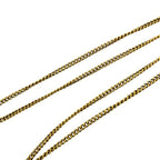 Christian Dior J'a 2 Chain Choker Necklace Antique Gold Metal — view 8