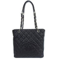 Chanel Caviar Pst Chain Tote Bag