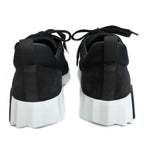 Hermes Bouncing Sneakers 38 Black Mesh Leather Shoes — view 4