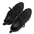 Hermes Bouncing Sneakers 38 Black Mesh Leather Shoes — view 7