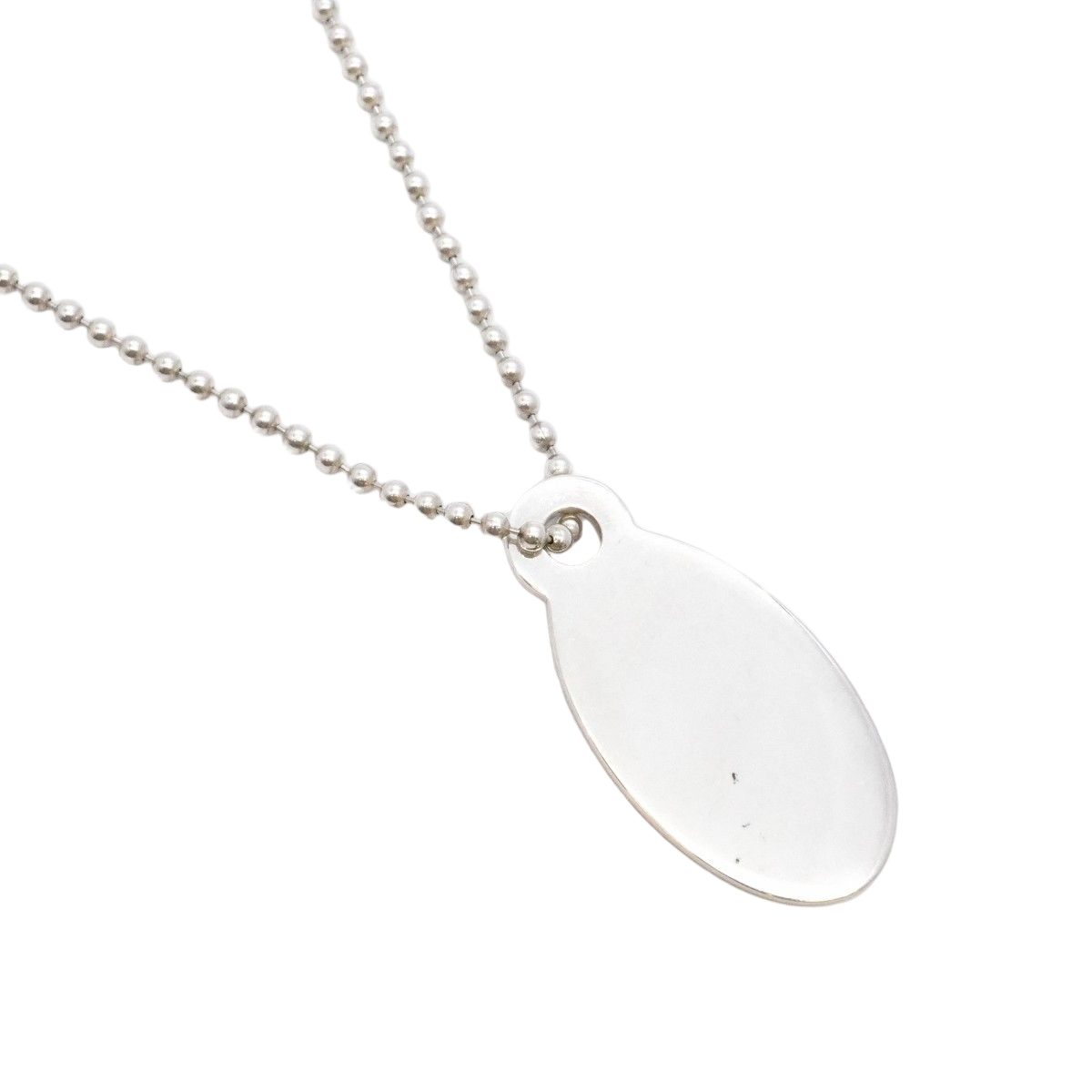 Tiffany & Co Necklace Return to Ball Chain Oval Silver — view 2