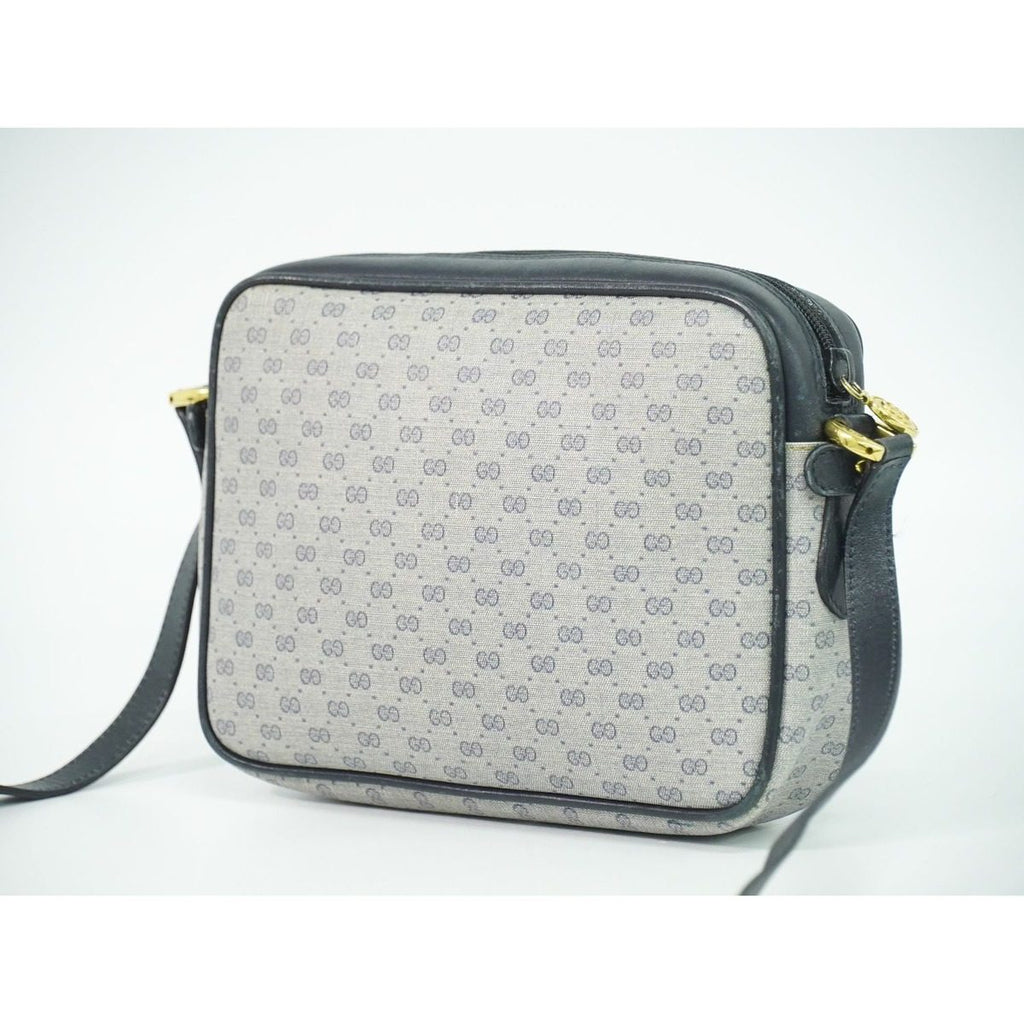 Gucci Micro GG Shoulder Bag Pochette Navy — view 2