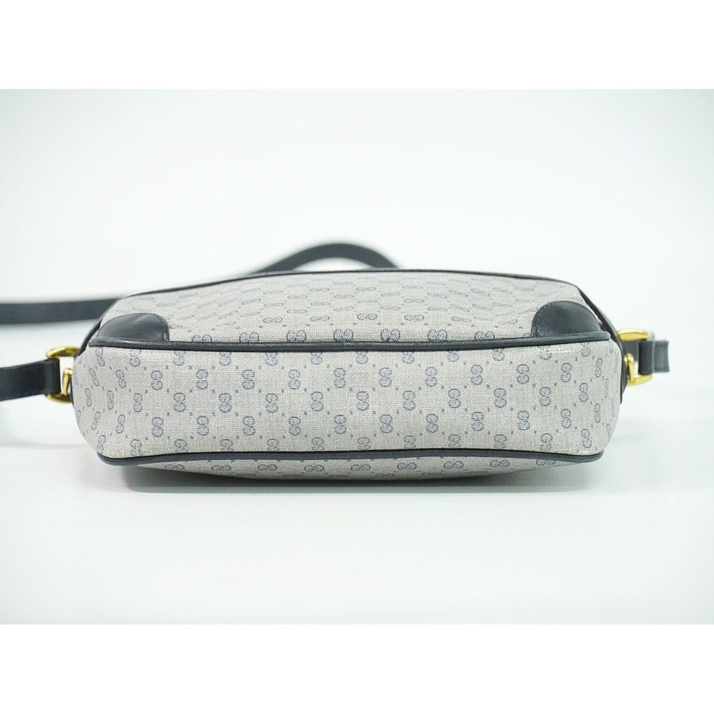 Gucci Micro GG Shoulder Bag Pochette Navy — view 3