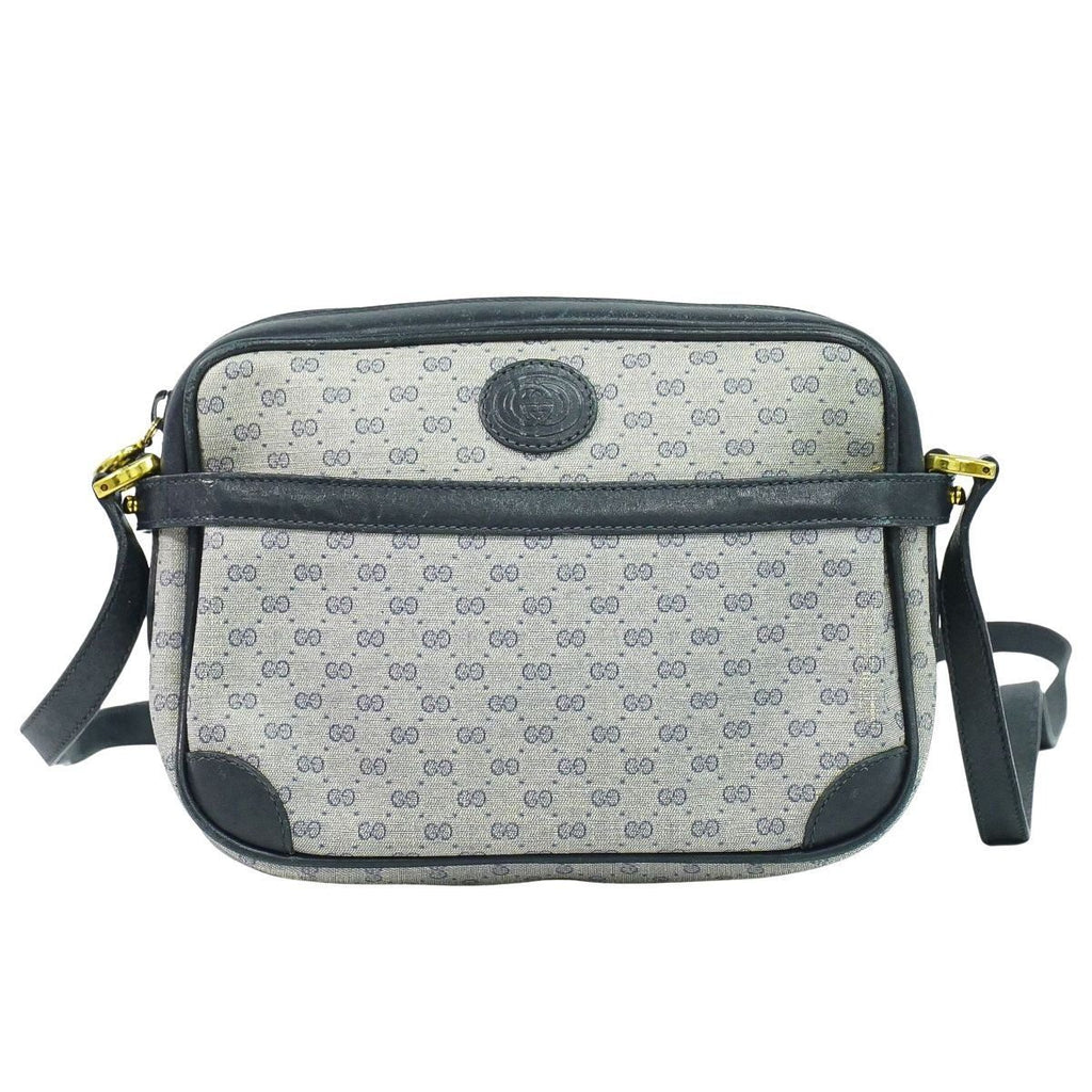 Gucci Micro GG Shoulder Bag Pochette Navy