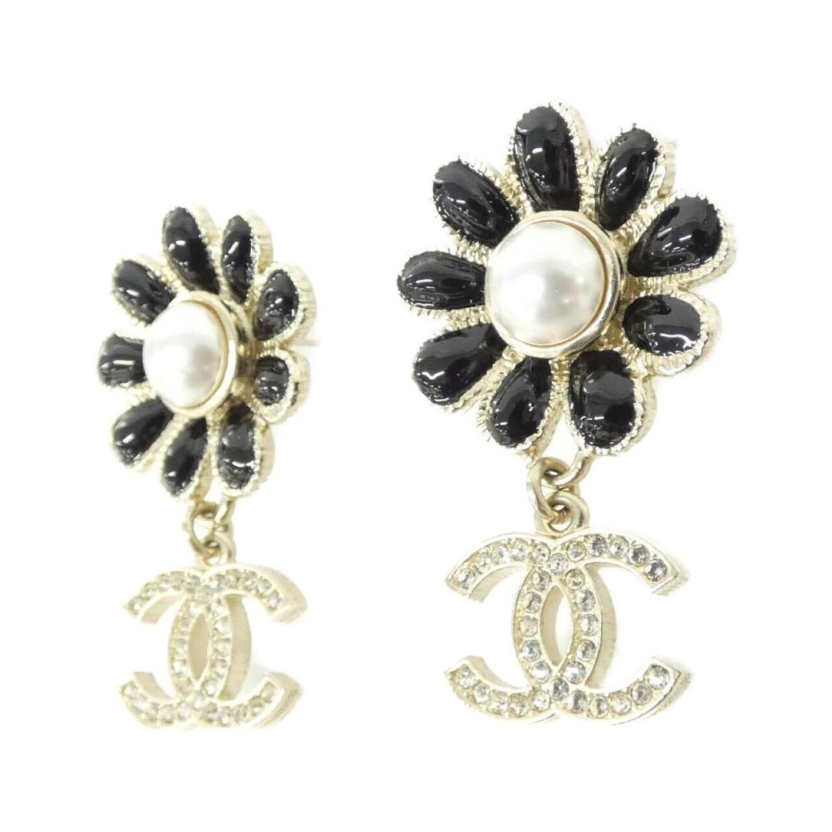 Chanel Earrings Black — view 2