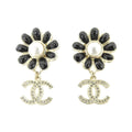 Chanel Earrings Black