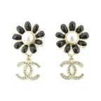 Chanel Earrings Black