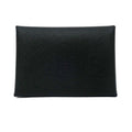 Hermes Calvi Duo Black Card Case With Coin Epson Leather