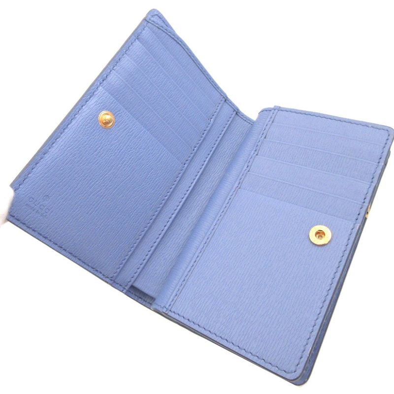 Gucci Leather Purple Bifold Wallet 0558 — view 3