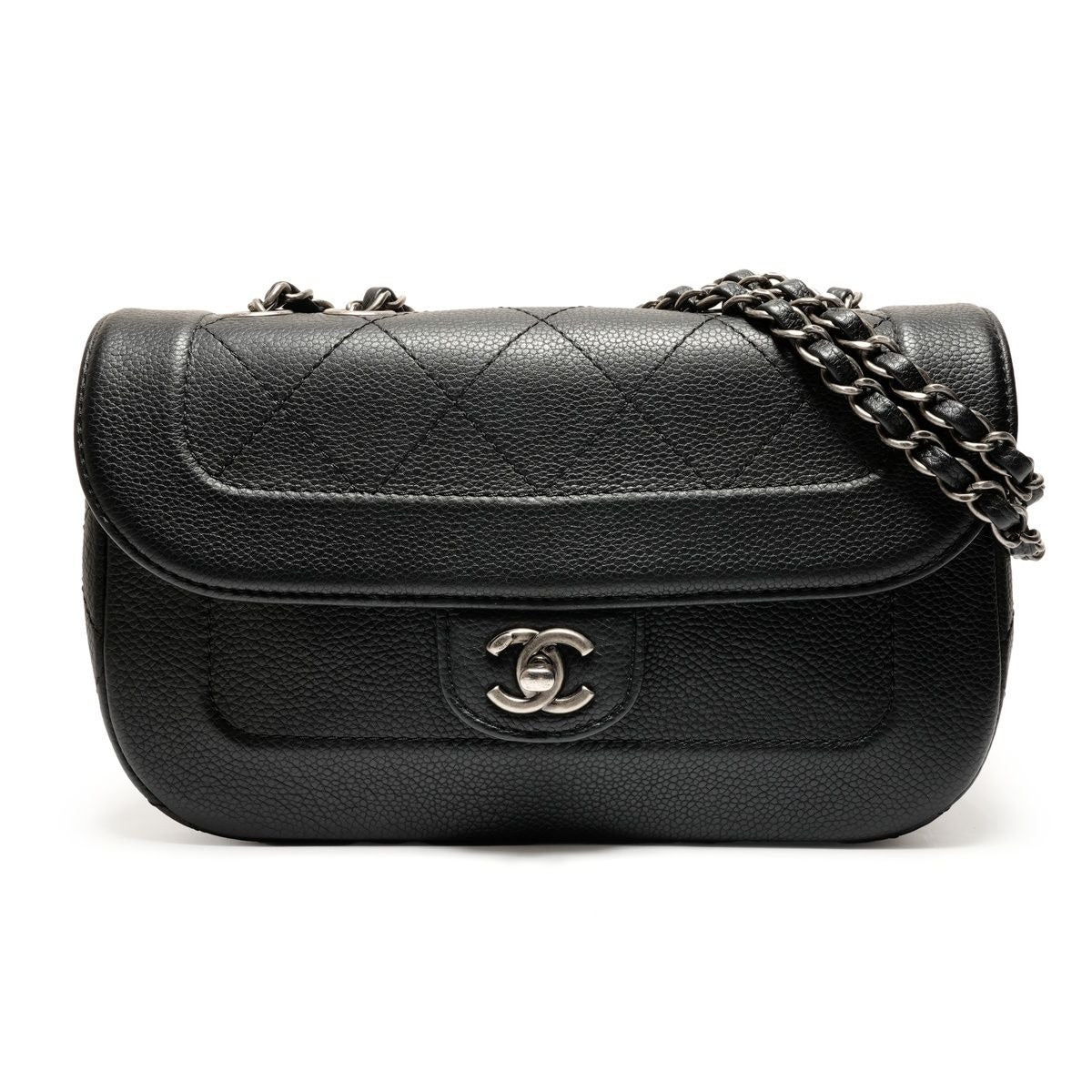 Chanel Shoulder Bag Caviar Quilted Single Flap
