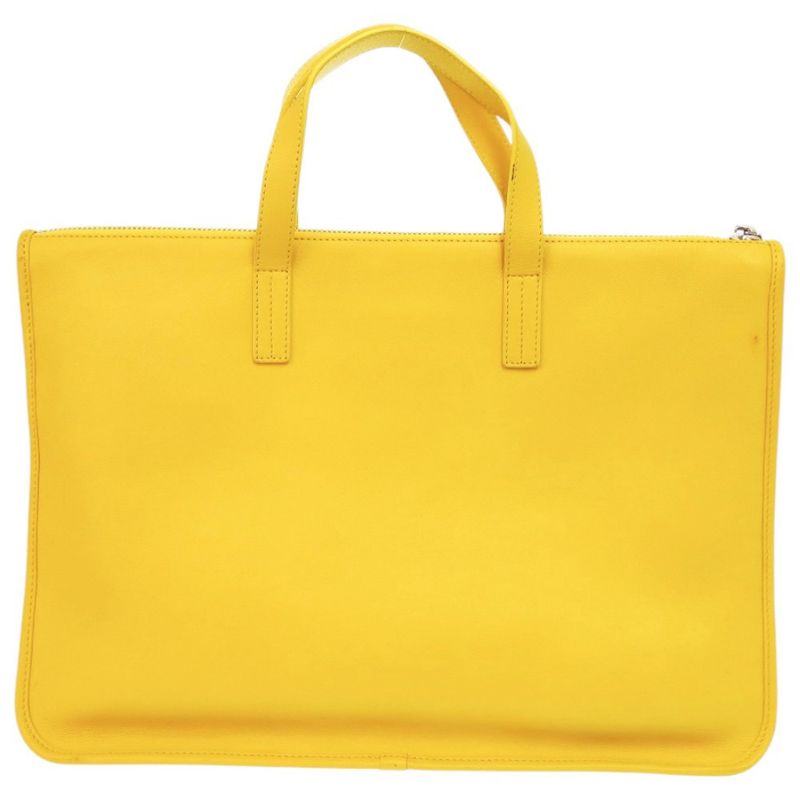 Loewe Anagram A4 Leather Yellow Business Bag 1903 — view 2