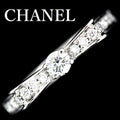 Chanel Diamond Ring White Gold Ribbon 47 Certificate