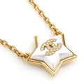 Chanel Stellar Crystal Star Gold Necklace
