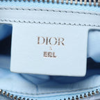 Dior Waist Bag Body Erl Saddle Oblique Light Blue Nylon Leather — view 4