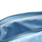 Dior Waist Bag Body Erl Saddle Oblique Light Blue Nylon Leather — view 6