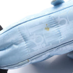 Dior Waist Bag Body Erl Saddle Oblique Light Blue Nylon Leather — view 8