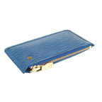 Louis Vuitton Pochette Cles Toledo Blue Epi Leather Coin Purse Key Case — view 2