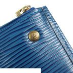 Louis Vuitton Pochette Cles Toledo Blue Epi Leather Coin Purse Key Case — view 3