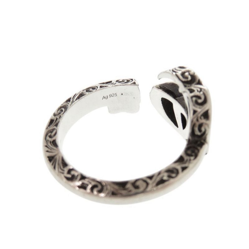 Gucci Double G Silver 925 Size 15-16 Ring 1241 — view 8