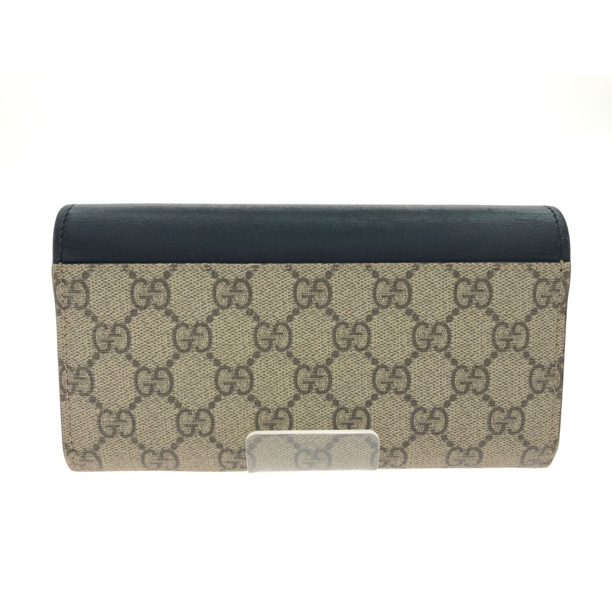 Gucci Long Wallet GG Supreme Continental Beige — view 3