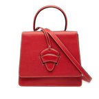 Loewe Barcelona 2-Way Shoulder Bag Red Leather