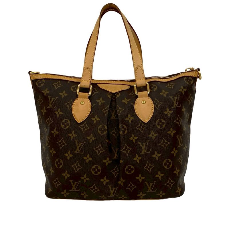 Louis Vuitton Palermo PM Monogram Leather 2-Way Shoulder Bag Brown 34145 — view 4