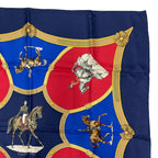 Hermes Carre 90 Scarf le General la Hotte French National Riding School Silk — view 4