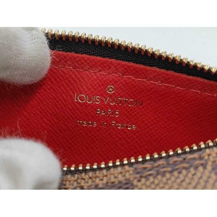 Louis Vuitton Pouch for Papillon 30 Ebene Damier Gold — view 9